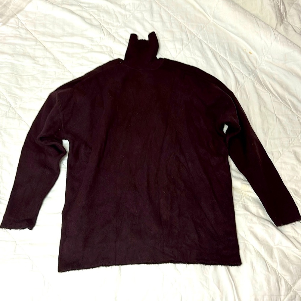 Burgundy Turtle Neck